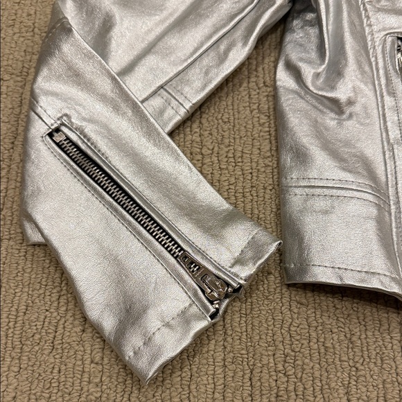Blank NYC Silver Moto Jacket - Picture 3 of 5